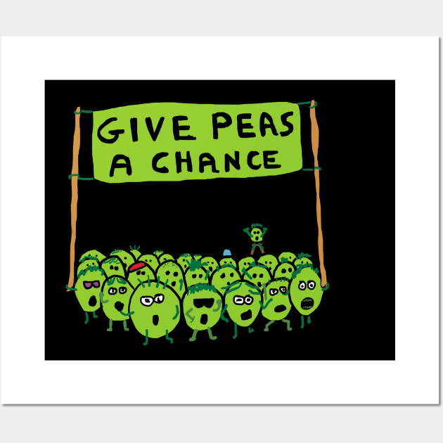 Give Peas A Chance Wall Art by Mark Ewbie